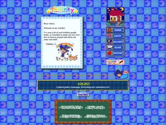 homepage screenshot