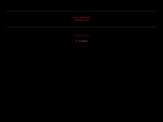 terminated screenshot