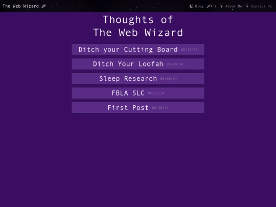 blog screenshot