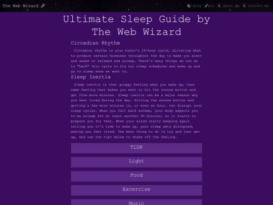 sleep screenshot