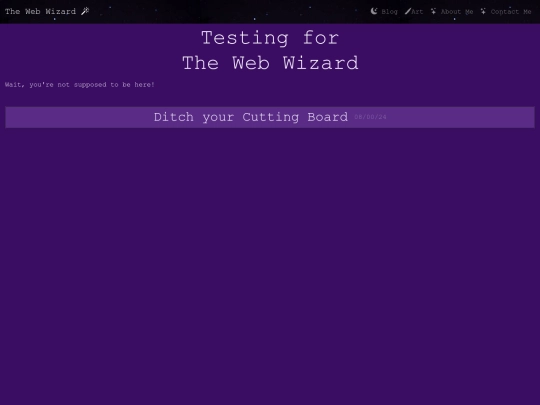 testing screenshot