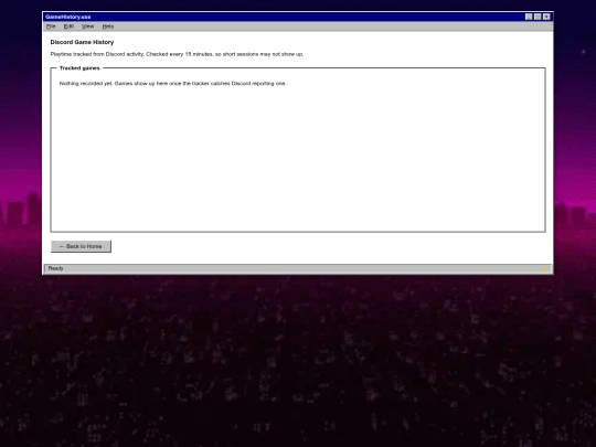 Gamehistory screenshot