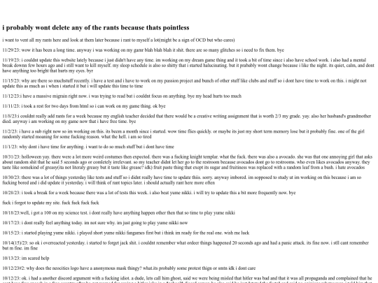 rants screenshot