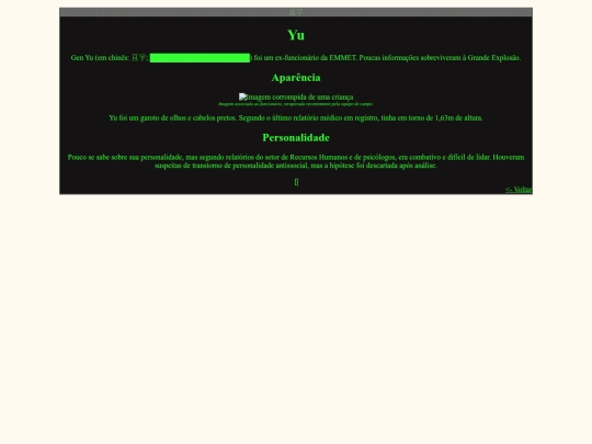 histeria/ficha screenshot