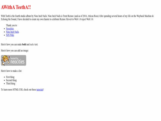 index screenshot