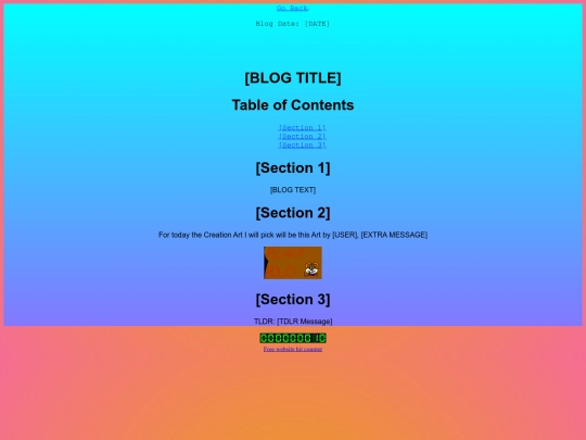 blogtemplate screenshot