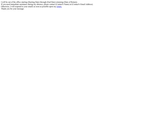 outofoffice screenshot