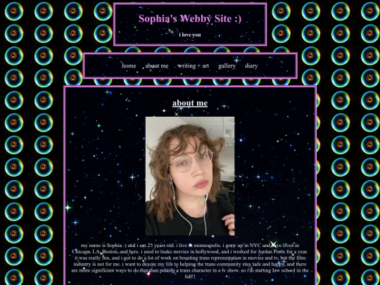 aboutme screenshot