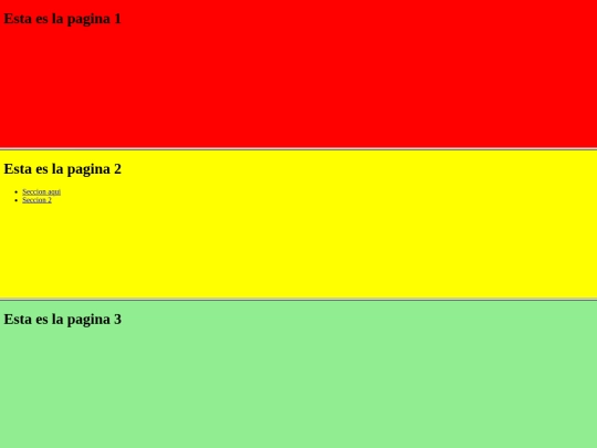 ejemplos/frames/ejemploframesrows screenshot