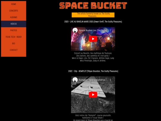 videos screenshot
