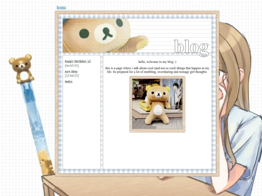 blog screenshot