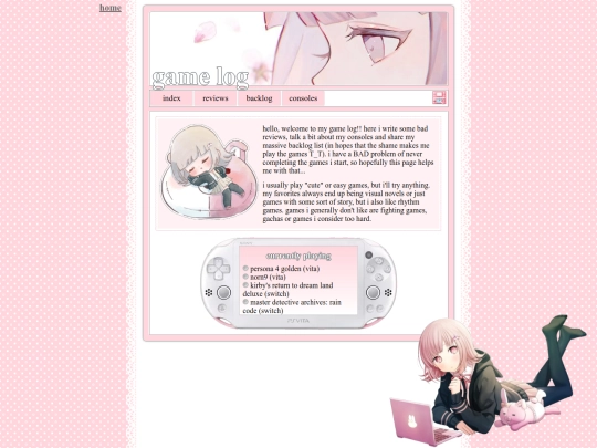 gamelog screenshot