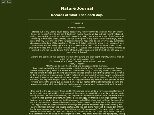 journal screenshot