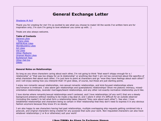ExchangeLetters/AllPurposeLetter screenshot