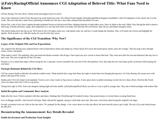 Article screenshot