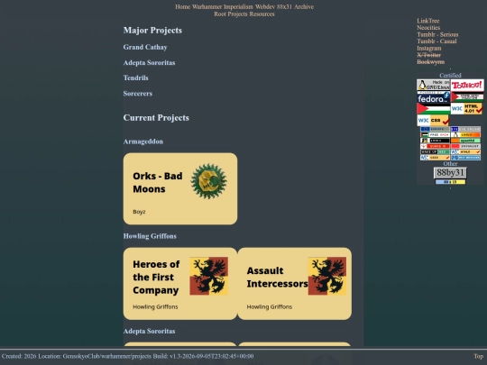 warhammer/projects screenshot