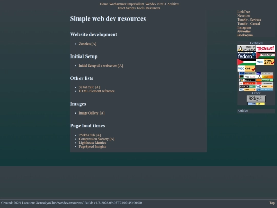 webdev/resources screenshot