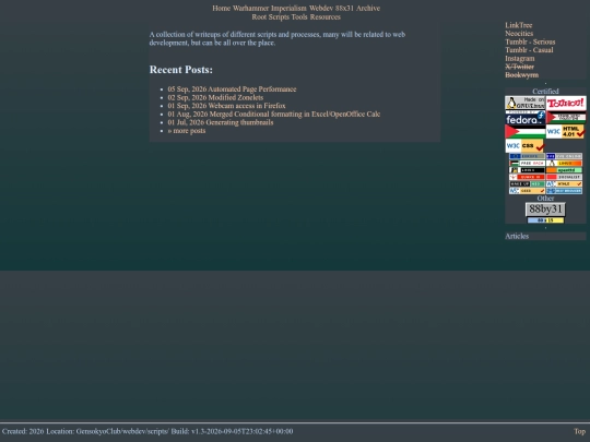 webdev/scripts screenshot