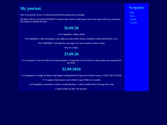 journal screenshot
