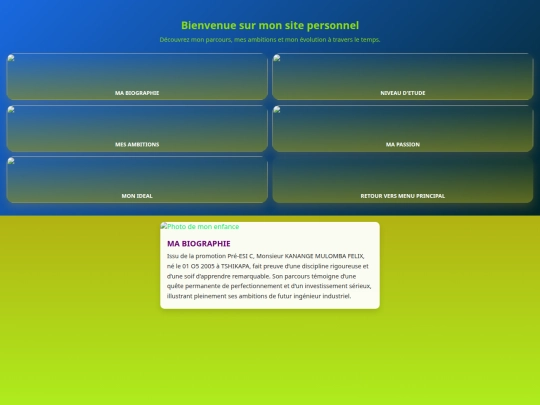 KANANGE-MULOMBA-FELIX/enfance1 screenshot