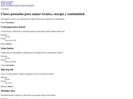 actividades screenshot