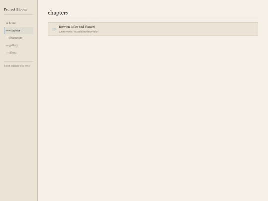 chapters screenshot