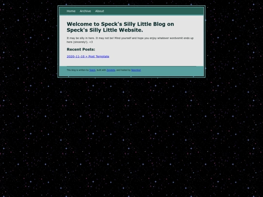 blog screenshot