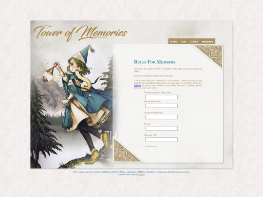fanlistings/tower-of-memories/join screenshot