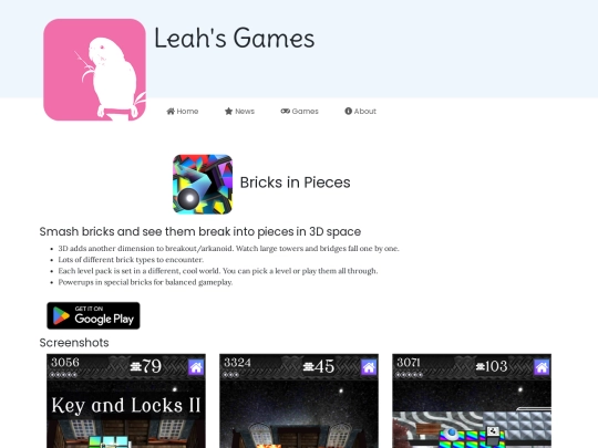 games/bricksinpieces screenshot