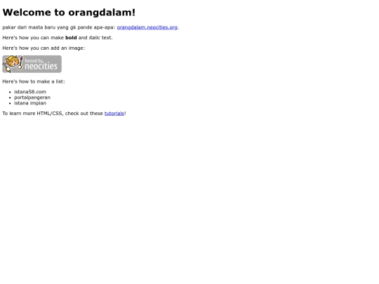 index screenshot