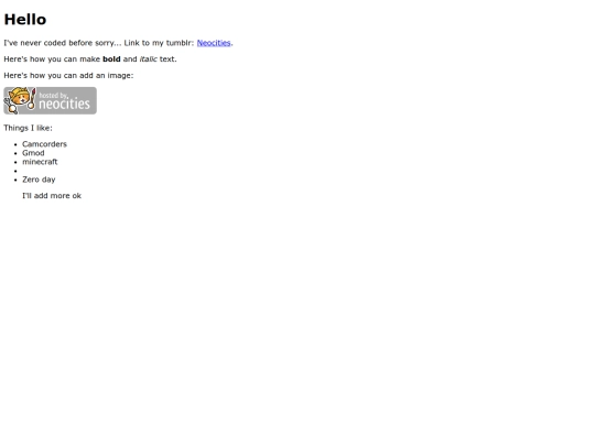 index screenshot