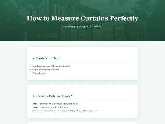 how-to-measure-curtains screenshot