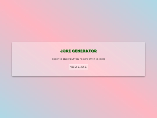 Joke Generator screenshot