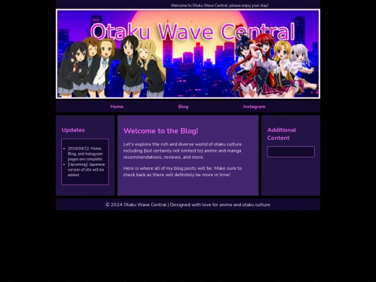 blog screenshot