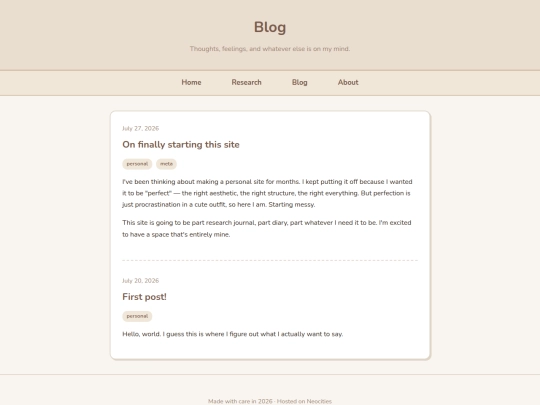 blog screenshot