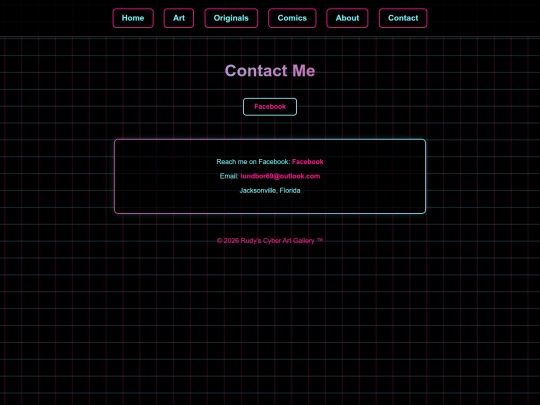 pages/contact screenshot