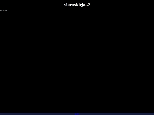 vieraskirja screenshot