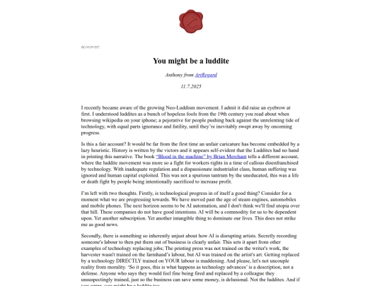 blogposts/2025-07-11_You_might_be_a_luddite screenshot