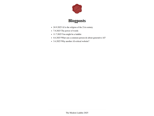 blogposts screenshot