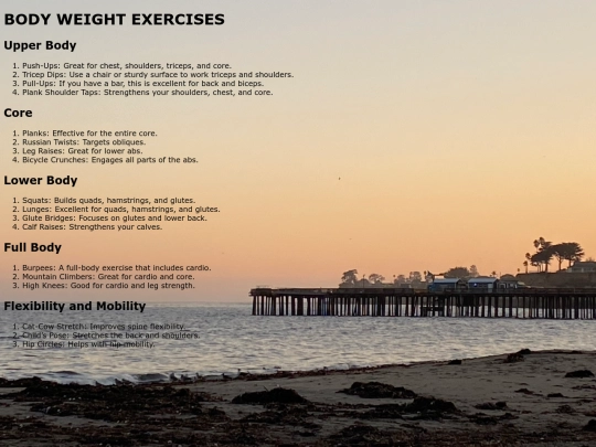 exercises screenshot