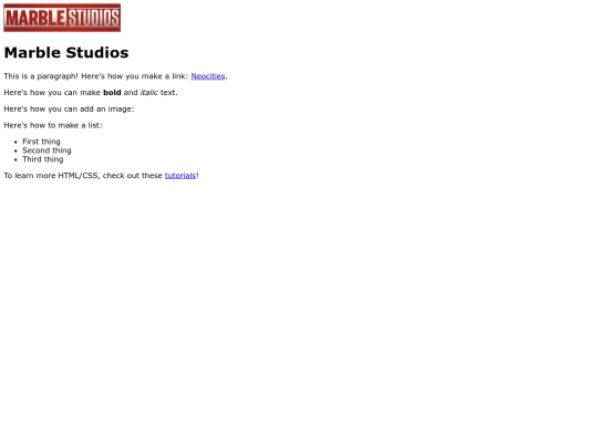 index screenshot