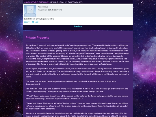 Fic/Bandom/TBITB/1 screenshot