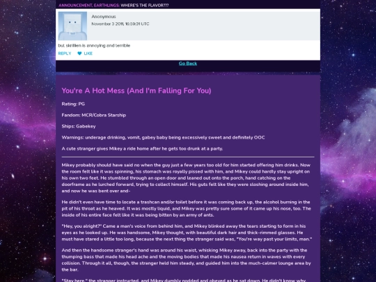 Fic/Bandom/hot_mess screenshot