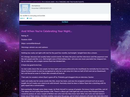 Fic/EDM/celebrating_your_night screenshot