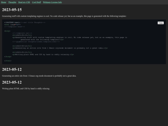 thoughts screenshot
