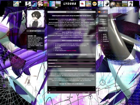 index screenshot