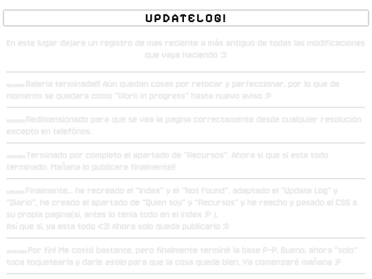 updatelog screenshot