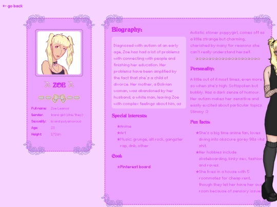 zoe screenshot