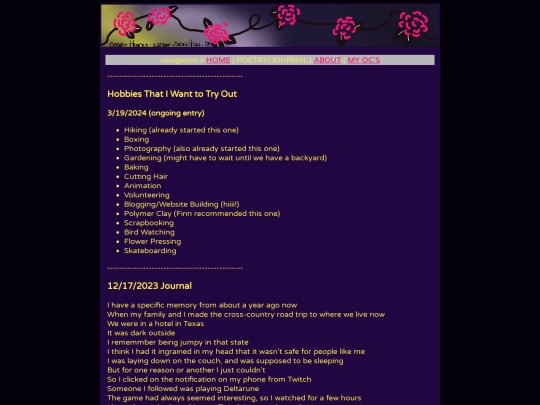 poetry screenshot