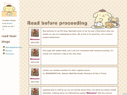 ocblog screenshot